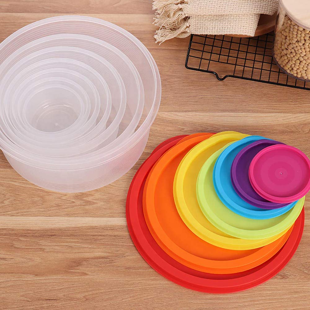 Round Food Container Set 7Pcs