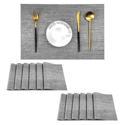 Vinyl Placemat Set 6 Pieces