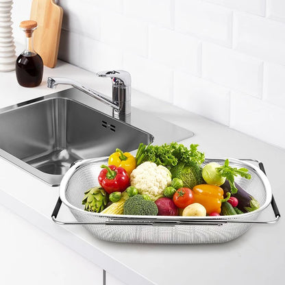 Over The Sink Expandable Colander