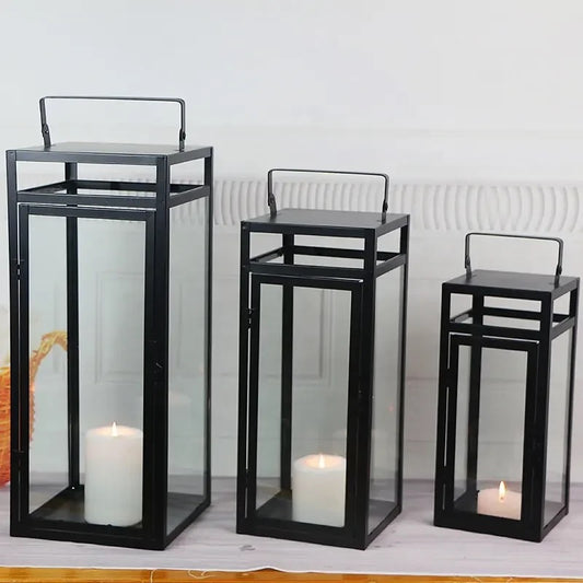 Candle Lantern 3 Piece Set