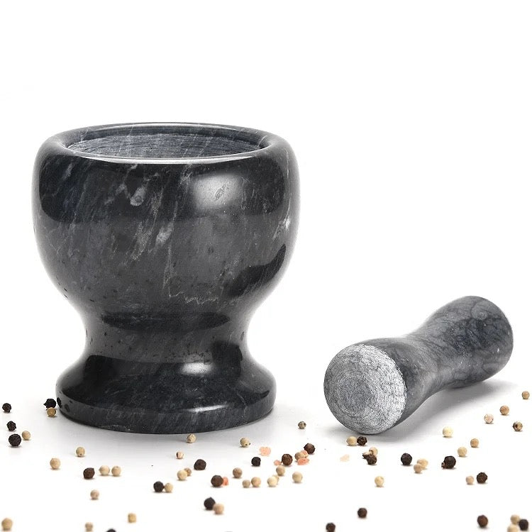 Marble Stone Garlic Mortar & Pestle