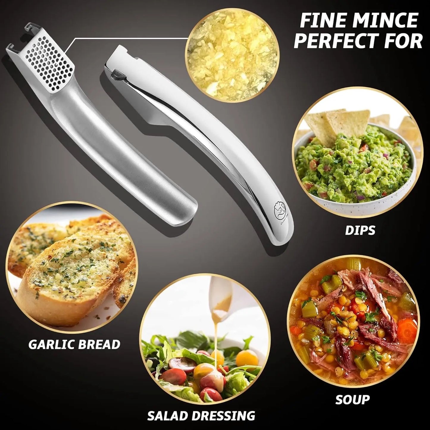 Aluminum Garlic Press