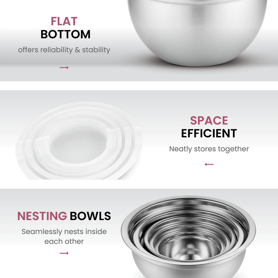 Stainless Steel Bowl Set