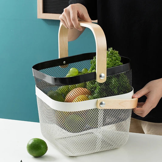 Square Mesh Organizer Basket