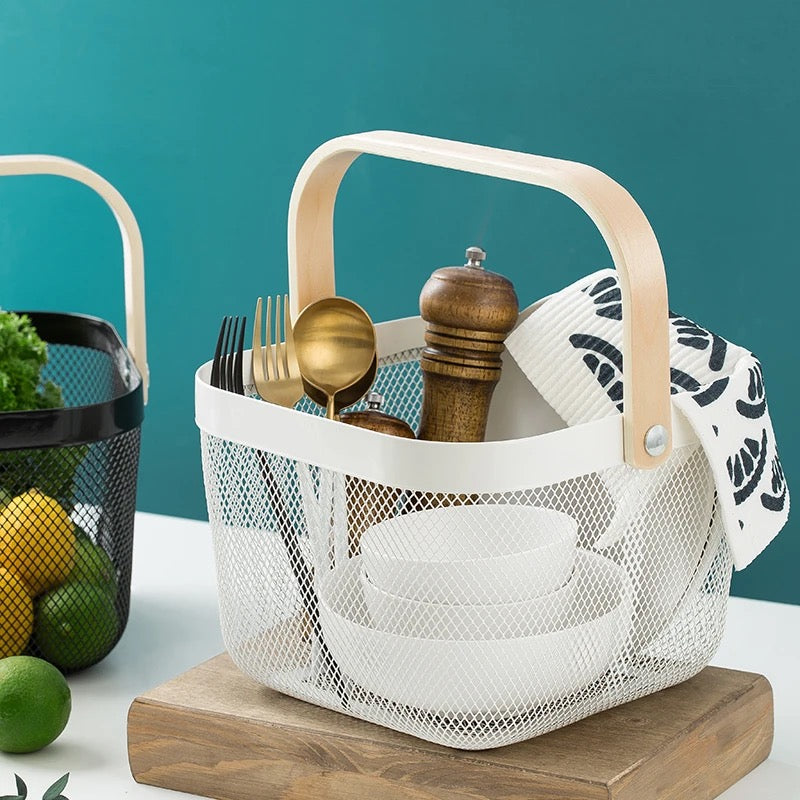 Square Mesh Organizer Basket