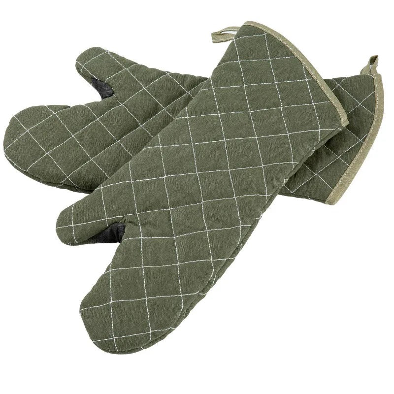 Cotton Oven Mitt Set 2 Pieces