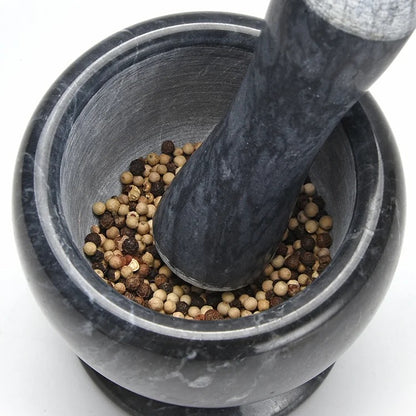 Marble Stone Garlic Mortar & Pestle