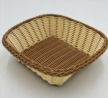 Woven Rattan Bread Basket