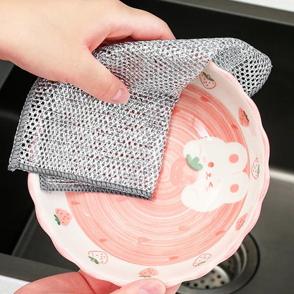 Silver Wire Multifunctional Cleaning Cloth 6PCs