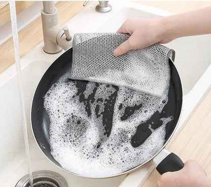 Silver Wire Multifunctional Cleaning Cloth 6PCs