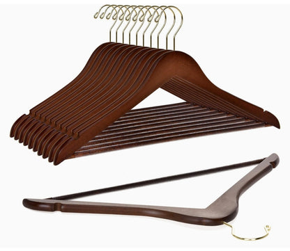 Wooden Clothes Hanger 3 Piece Set