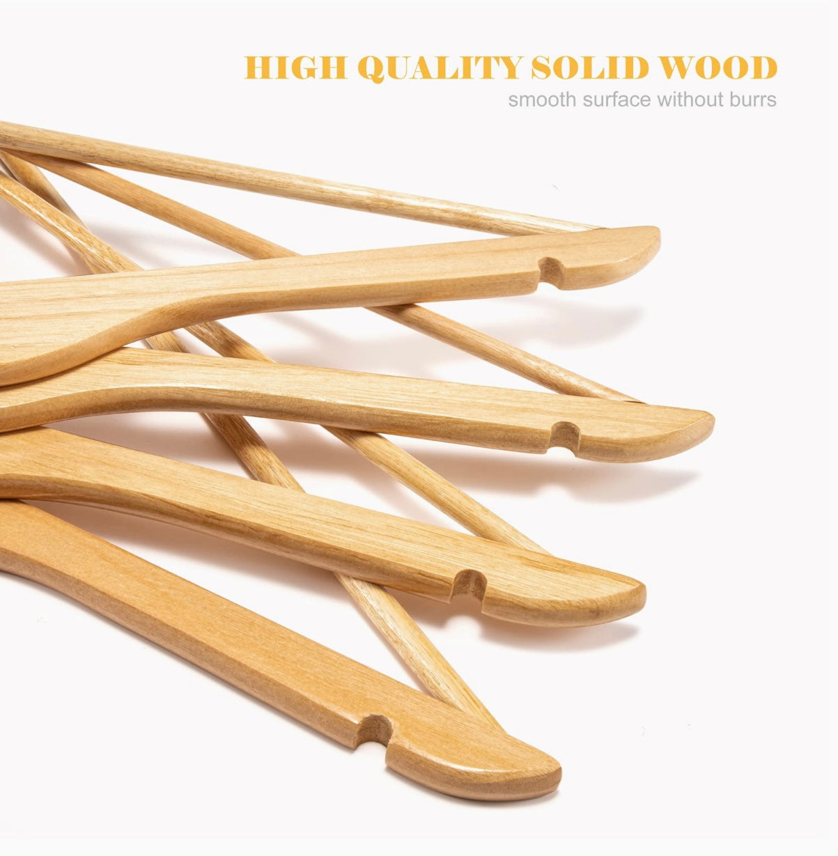 Wooden Clothes Hanger 3 Piece Set