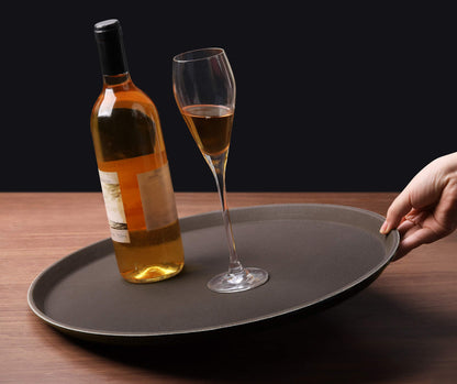 Non Slip Round Serving Tray