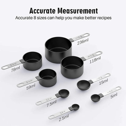 Measuring Cup & Spoon 8Pc Set