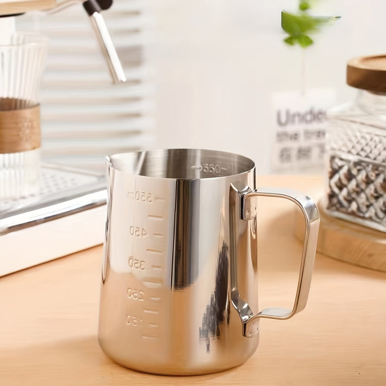 Stainless Steel Frothing Scaled Jug