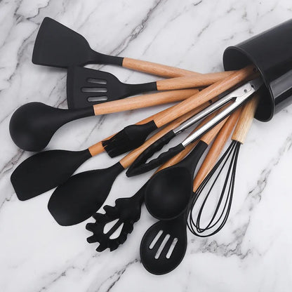 12 Piece Silicone Utensil Set