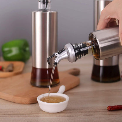 Stainless Steel Olive Oil Dispenser Bottle