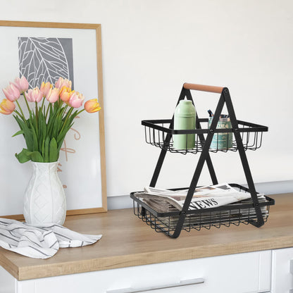 2 Tier Fruit Basket Organizer