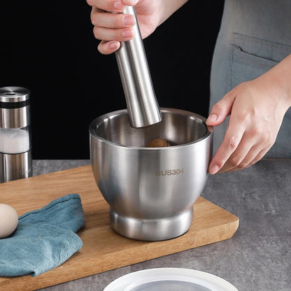 Stainless Steel Mortar & Pestle