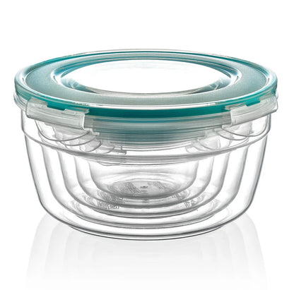 Round Airtight 5 Piece Tupperware Set