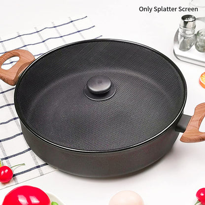 Frying Pan Splatter Mesh Cover