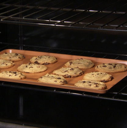 Rectangular Copper Open Airfryer Tray